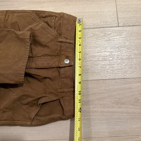 Aritzia Wilfred Free Brennan Pant Tan carpenter utility knee patch 4 Rudy Jude - Picture 9 of 9